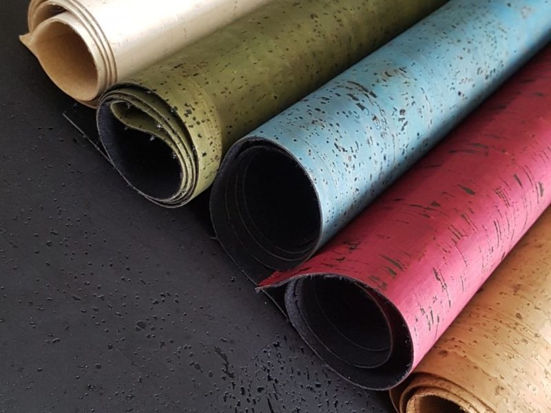 Tissus unis en liège